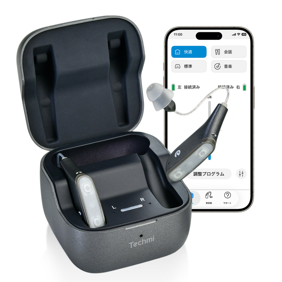 Techmi FacePro — 45dB強力音声増幅＆Bluetooth 5.3搭載 ハイエンドスマート集音器